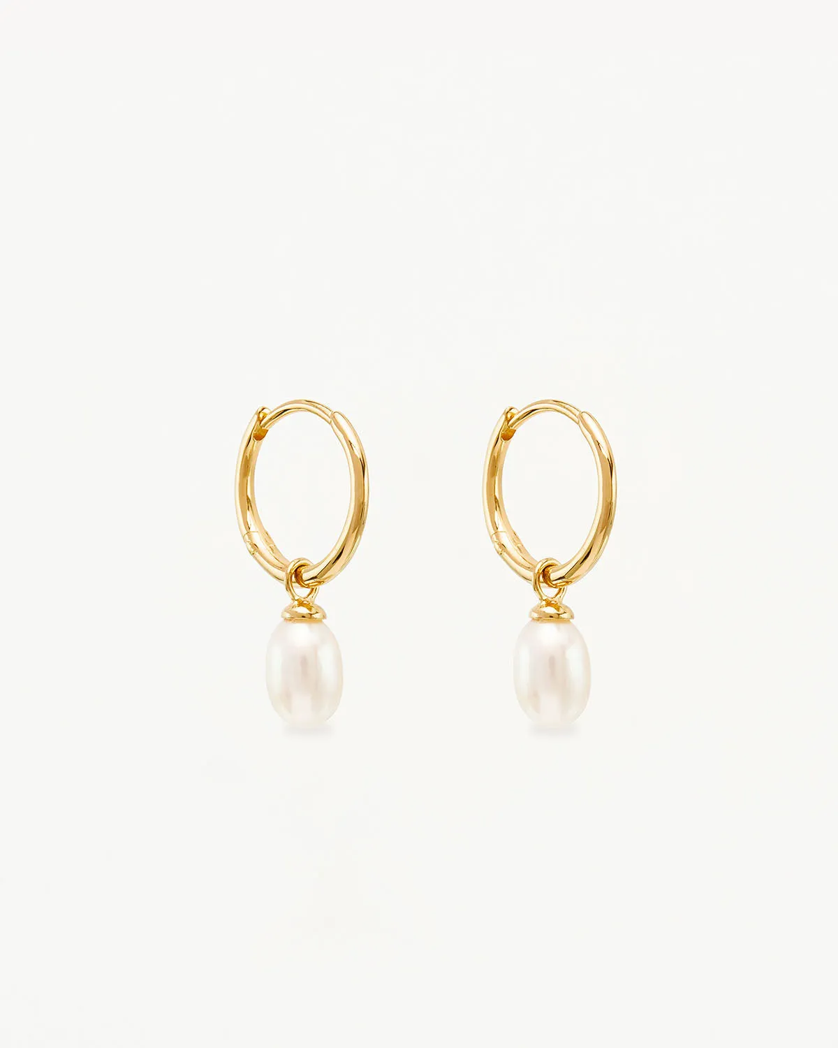 18k Gold Vermeil Live in Peace Hoop Earrings