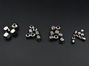 20 PCs Stainless Steel Silver Screw Roundel Plain Spacer Beads Size 4mm,6mm,8mm Jewelry Findings Supply For Jewelry Making and Wholesale