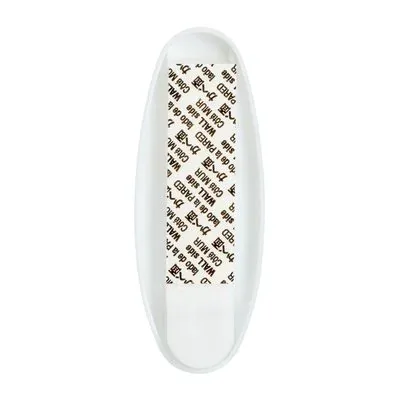 3M Command Medium Wire Hook with Strip - White & Metal | 3M17068