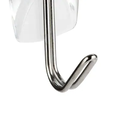 3M Command Small Wire Hook with Strip - White & Metal | 3M17067