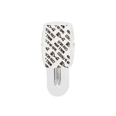 3M Command Small Wire Hook with Strip - White & Metal | 3M17067