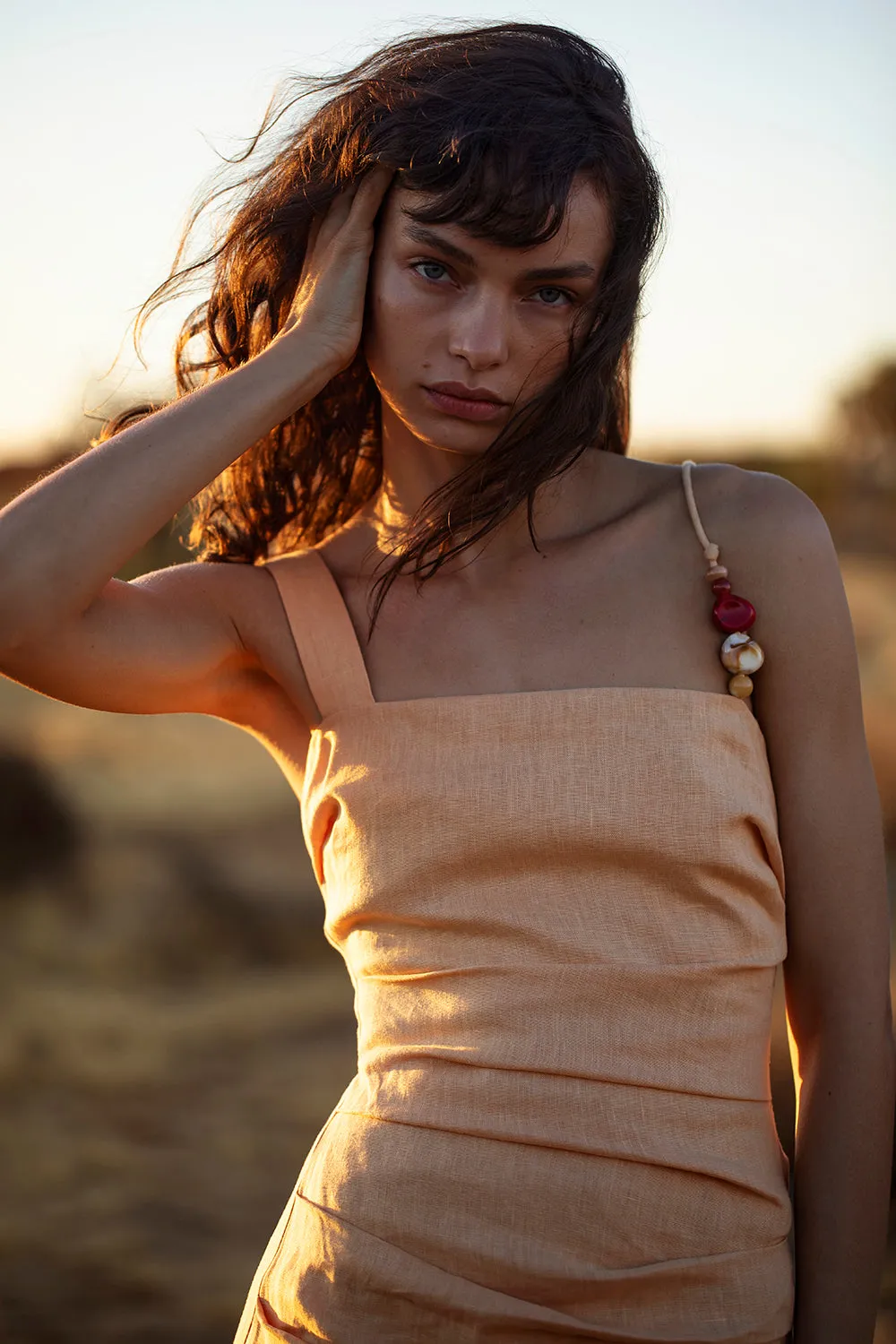 Antonia Beaded Midi Dress