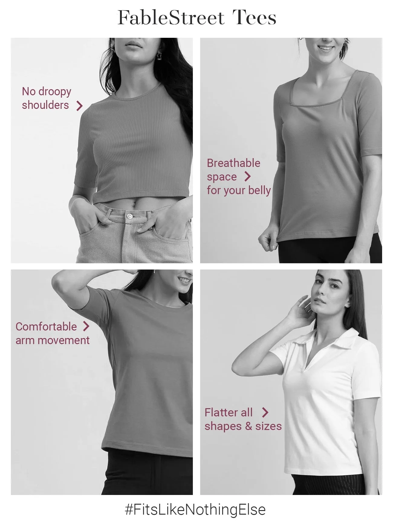 Asymmetric Neck Rib Knit Top - Fuchsia