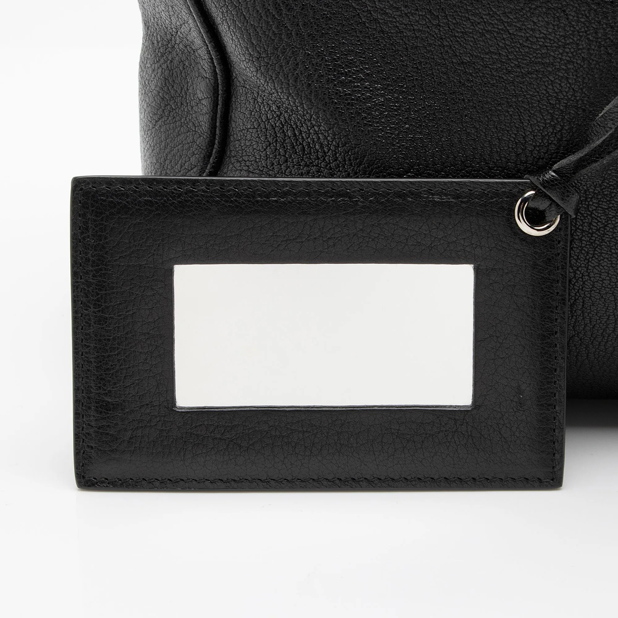 Balenciaga Chevre Metallic Edge Velo Satchel (SHF-dBQnvy)