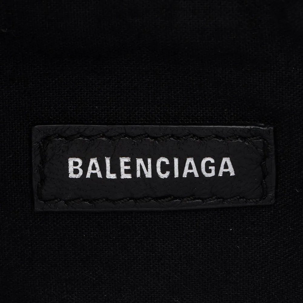 Balenciaga Leather Wave Medium Tote (SHF-15192)