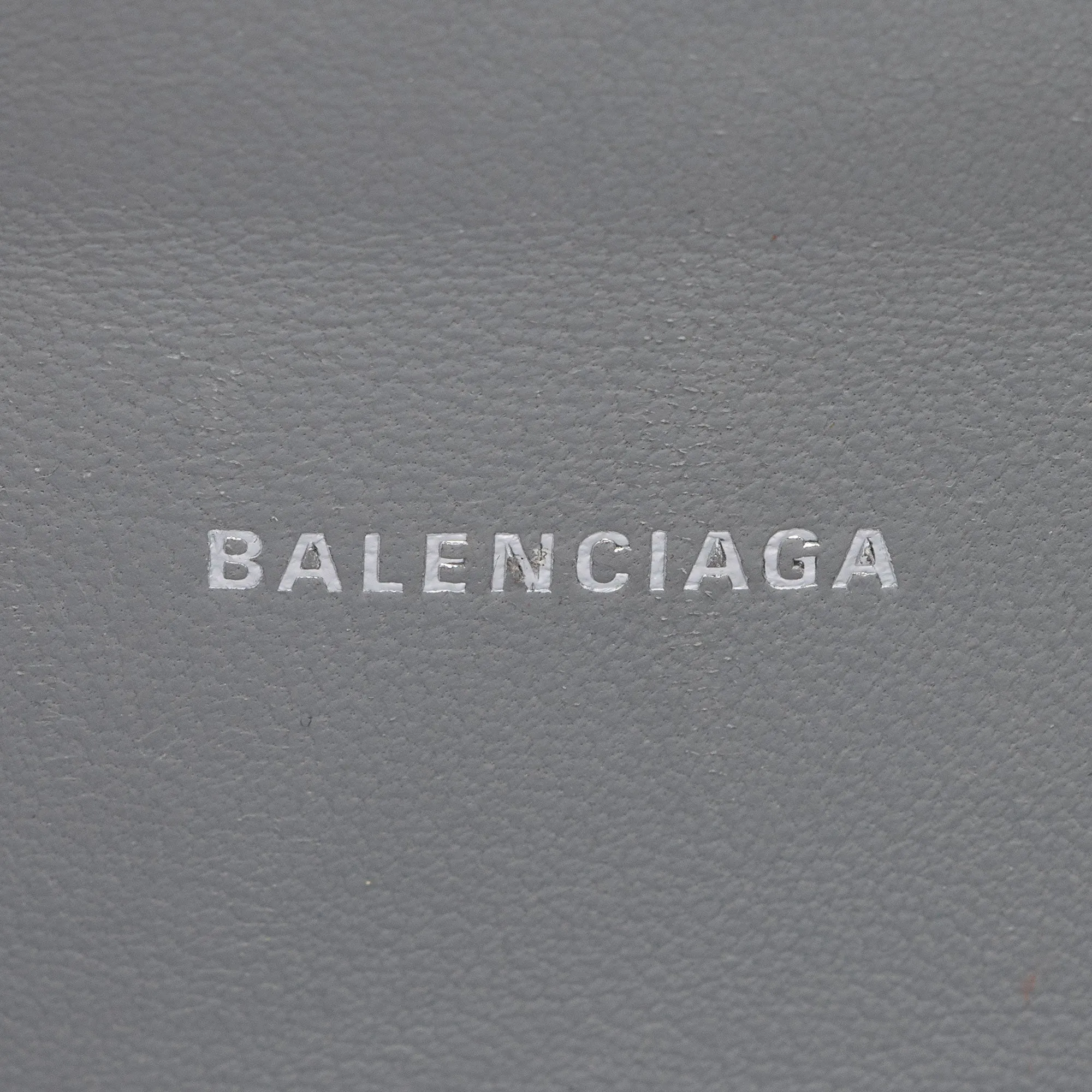 Balenciaga Metallic Calfskin Hourglass XS Top Handle (SHF-jIgLTj)
