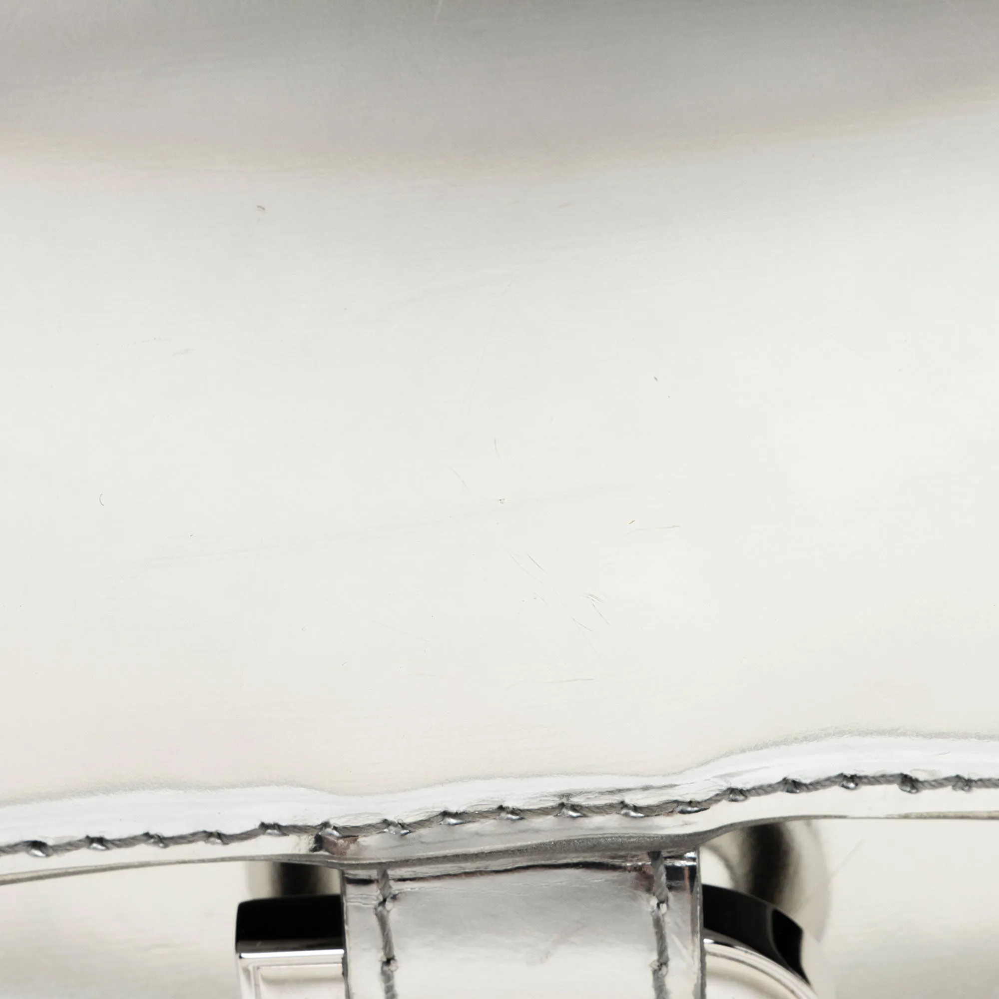 Balenciaga Metallic Calfskin Hourglass XS Top Handle (SHF-jIgLTj)