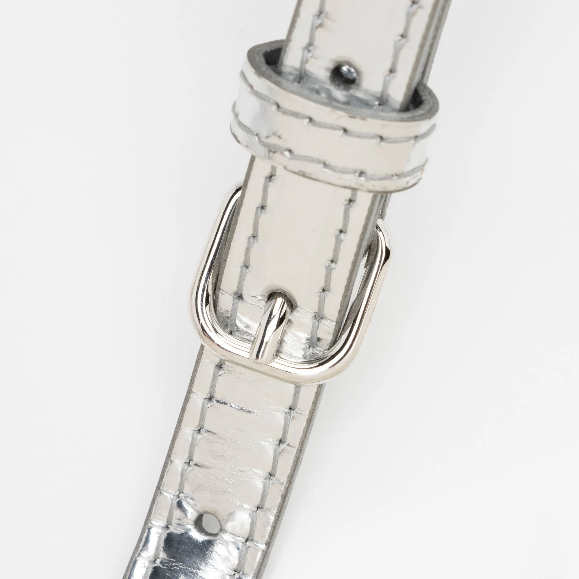 Balenciaga Metallic Calfskin Hourglass XS Top Handle (SHF-jIgLTj)