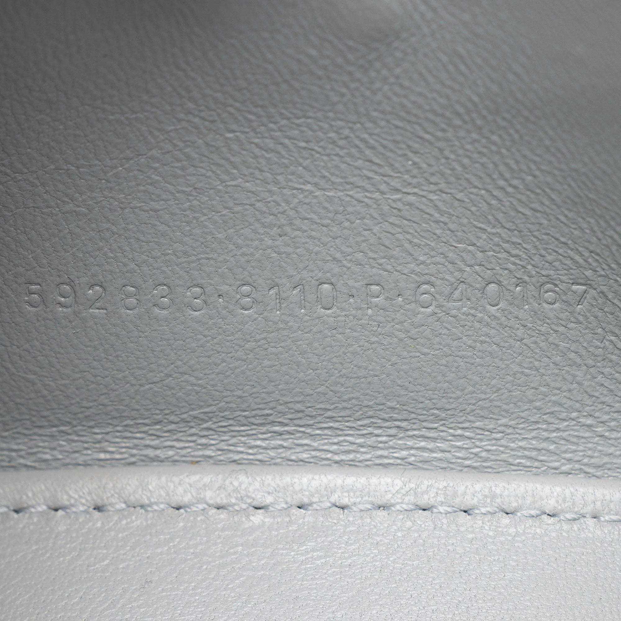 Balenciaga Metallic Calfskin Hourglass XS Top Handle (SHF-jIgLTj)