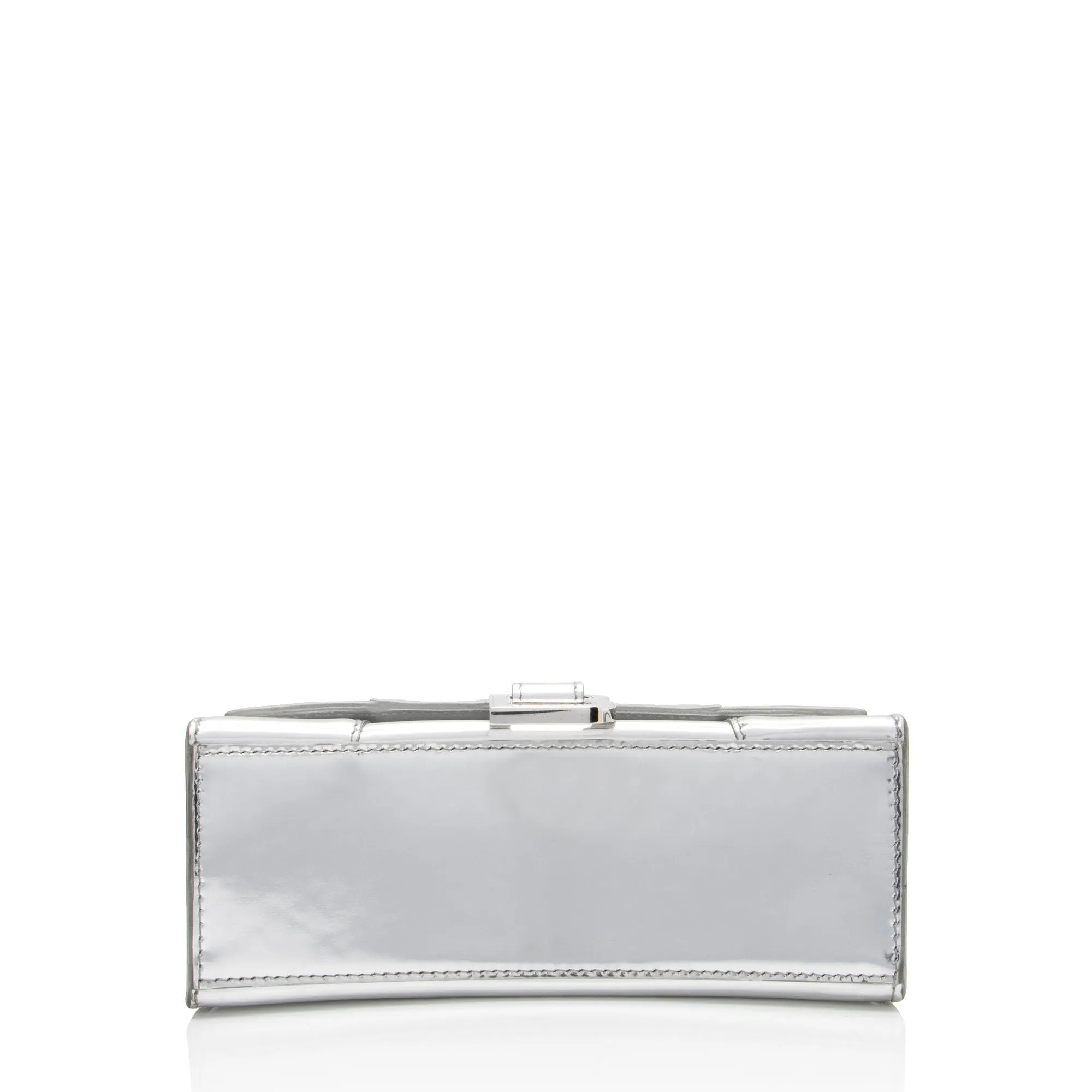 Balenciaga Metallic Calfskin Hourglass XS Top Handle (SHF-jIgLTj)