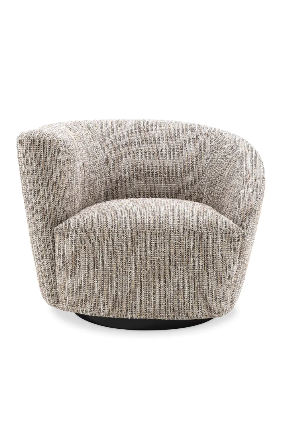 Beige Asymmetrical Swivel Chair | Eichholtz Colin