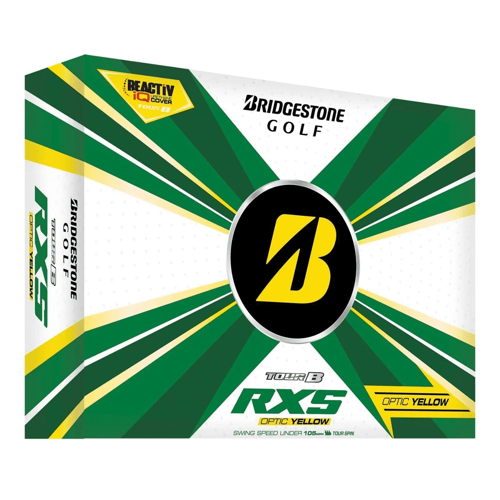 Bridgestone Tour B RXS Golf Balls | Yellow