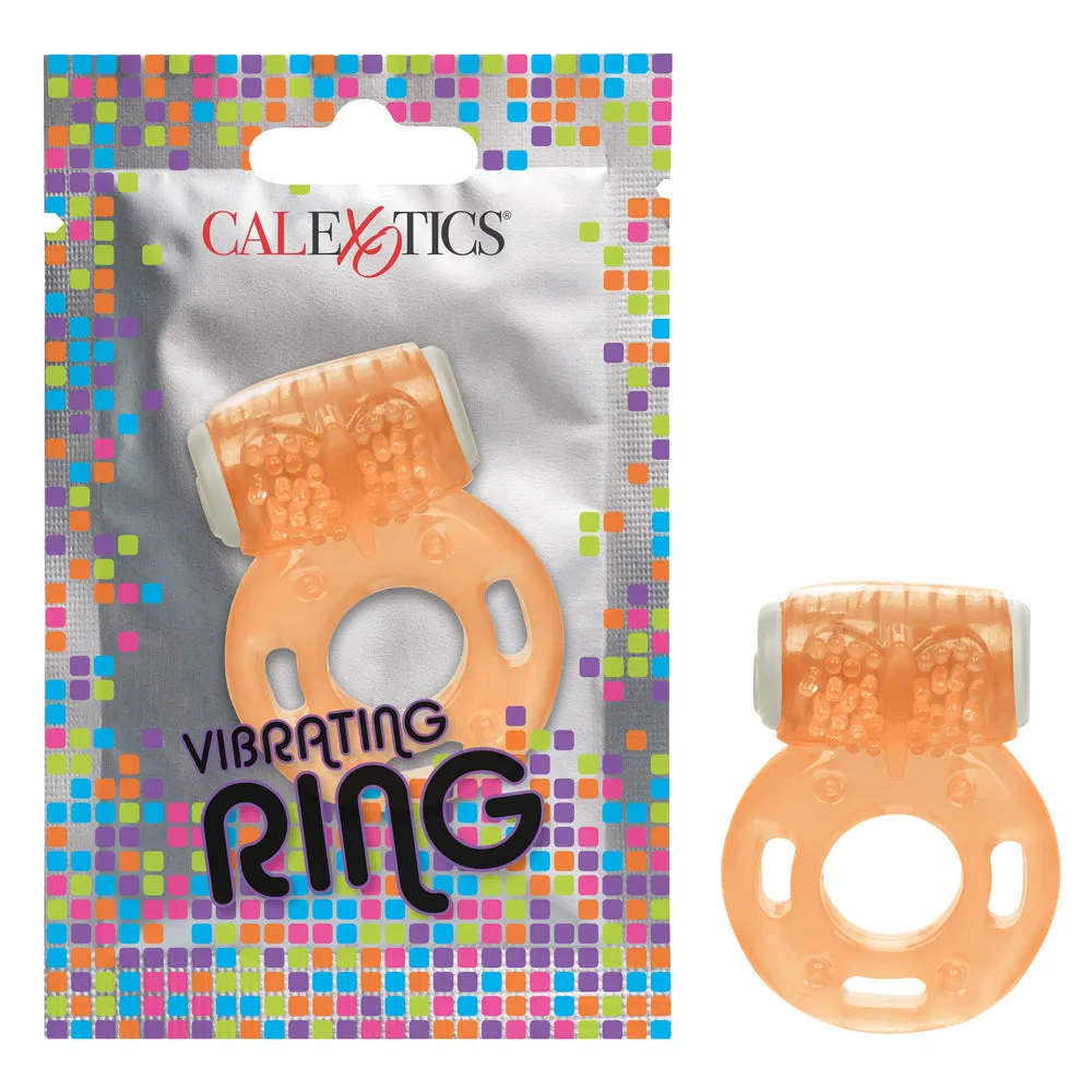 CalExotics Disposable Vibrating Cock Ring Foil Pack