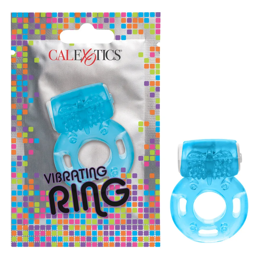 CalExotics Disposable Vibrating Cock Ring Foil Pack