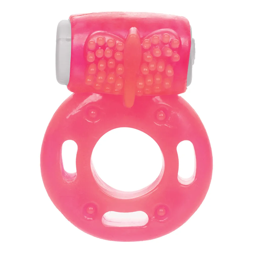CalExotics Disposable Vibrating Cock Ring Foil Pack