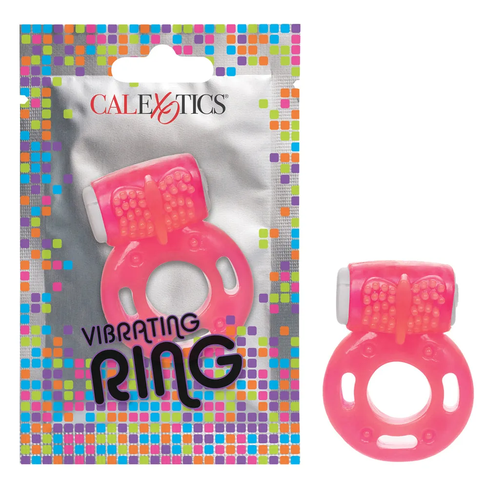 CalExotics Disposable Vibrating Cock Ring Foil Pack
