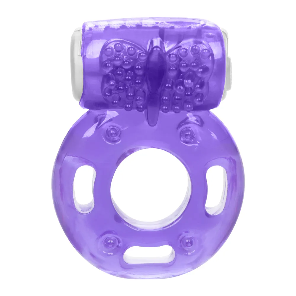 CalExotics Disposable Vibrating Cock Ring Foil Pack