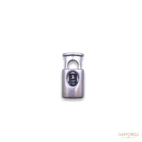 Cord Stopper Round in Silver Color 0785 - Gafforelli Srl