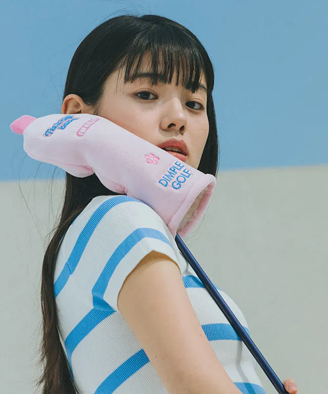 DM  Baby Lotion Head Cover Set Pink