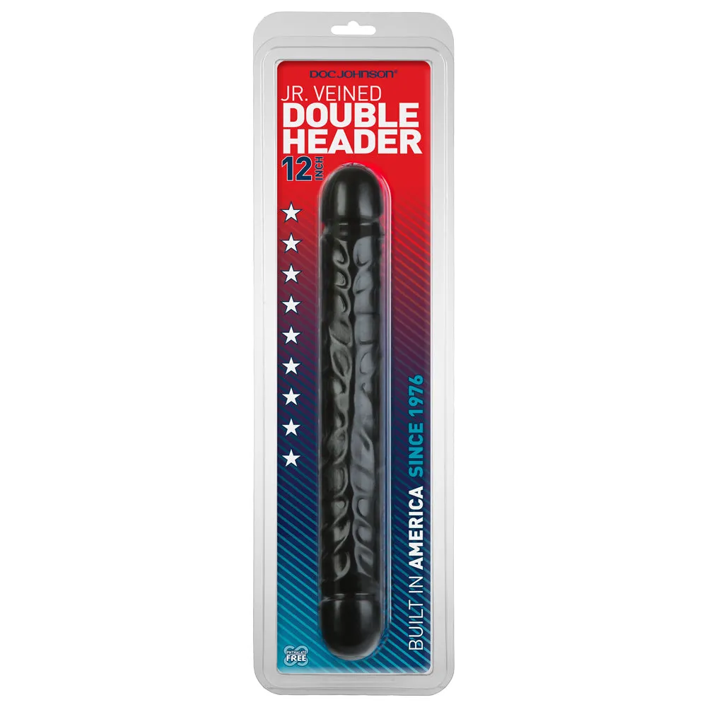 Doc Johnson Jr. Veined 12" Double Header Dildo