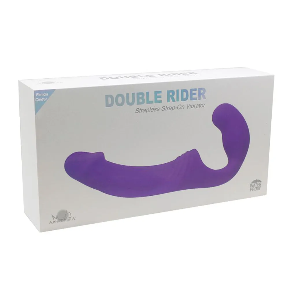 Double Rider Remote Control Vibrating Strapless Strap-On