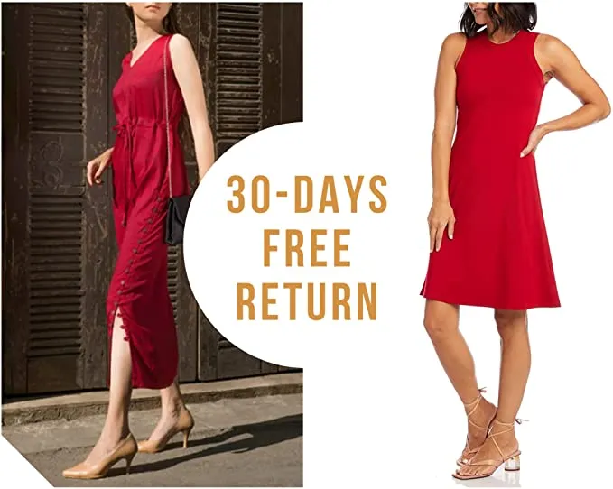 FabricLA Rayon Jersey Spandex - 4 Way Stretch Fabric Rayon Spandex| 240GSM 60 inches Wide | Red