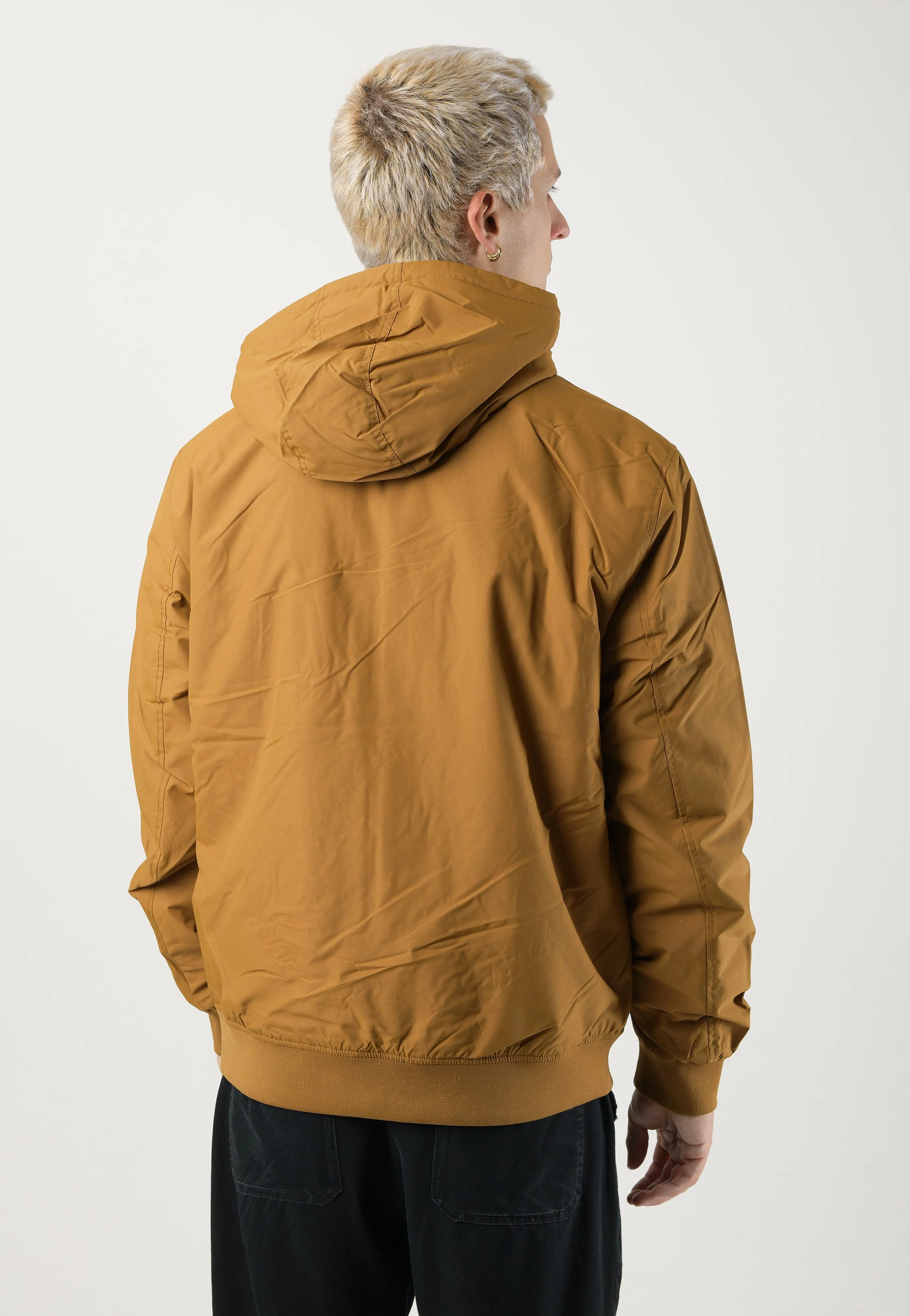 Fred Perry - Padded Hooded Brentham Dark Caramel - Jacket
