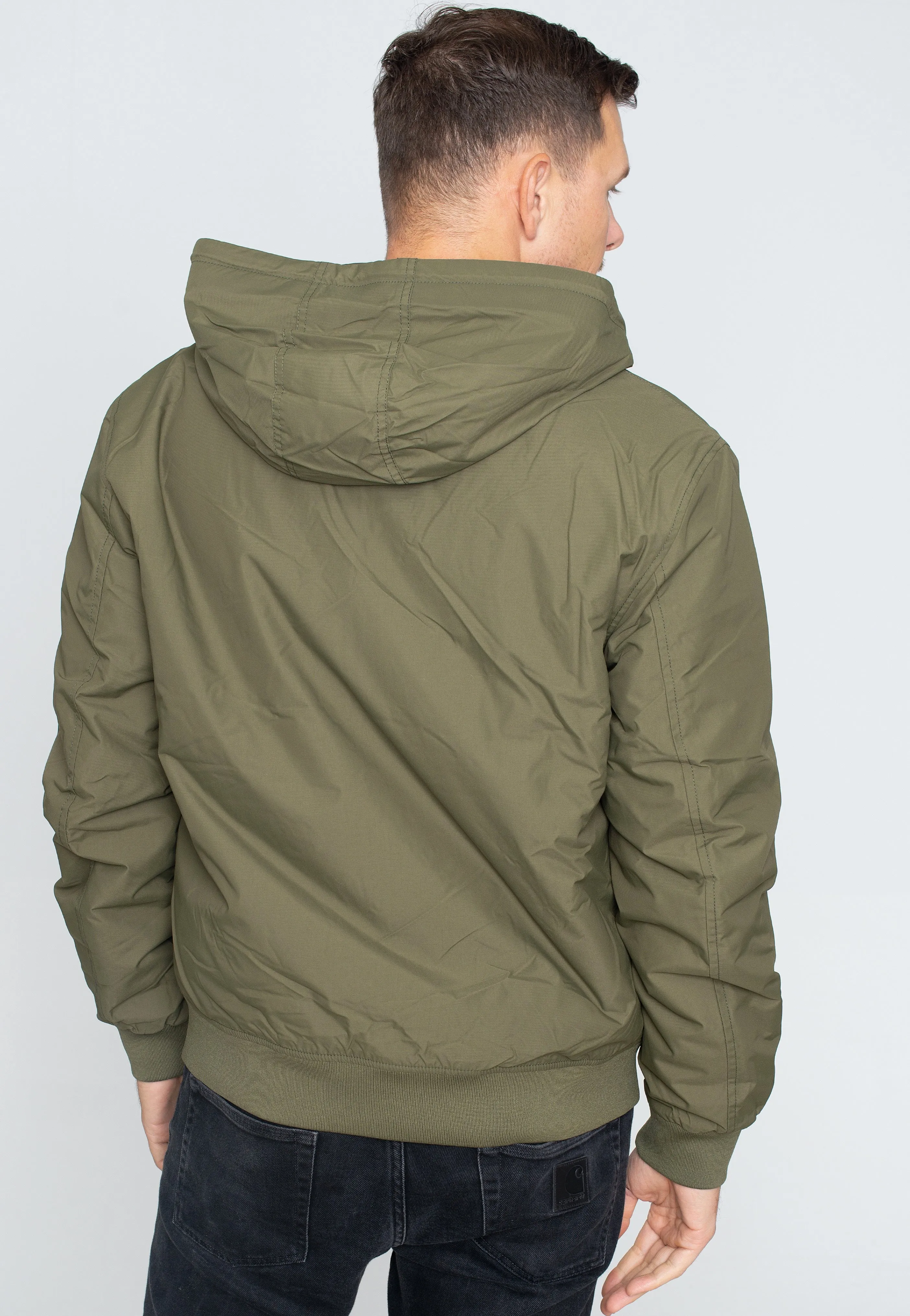 Fred Perry - Padded Hooded Brentham Uniform Green - Jacket