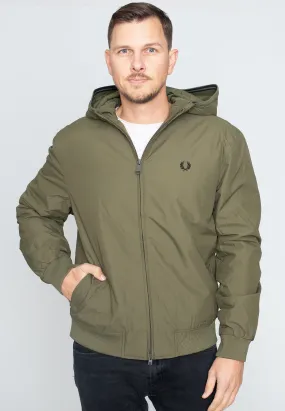 Fred Perry - Padded Hooded Brentham Uniform Green - Jacket