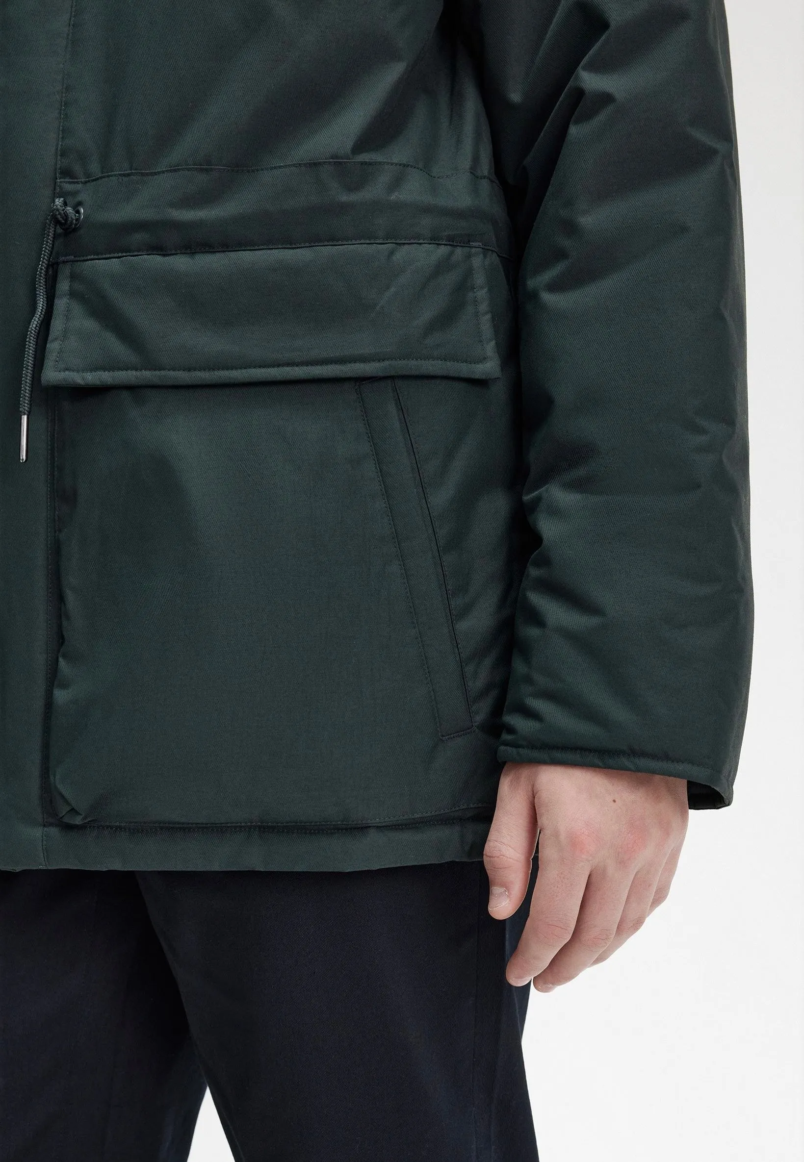 Fred Perry - Padded Zip Through Night Green - Jacket