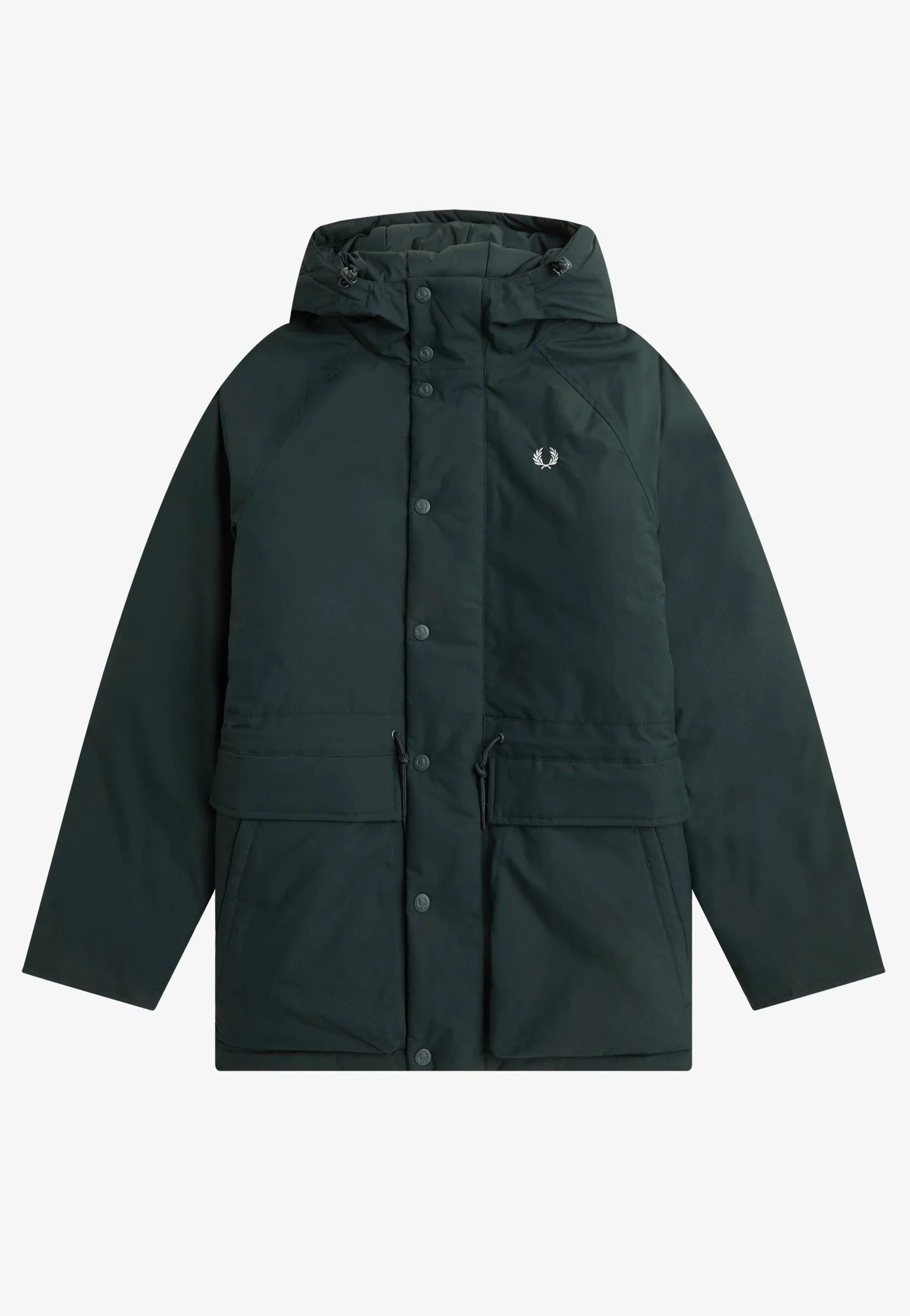 Fred Perry - Padded Zip Through Night Green - Jacket