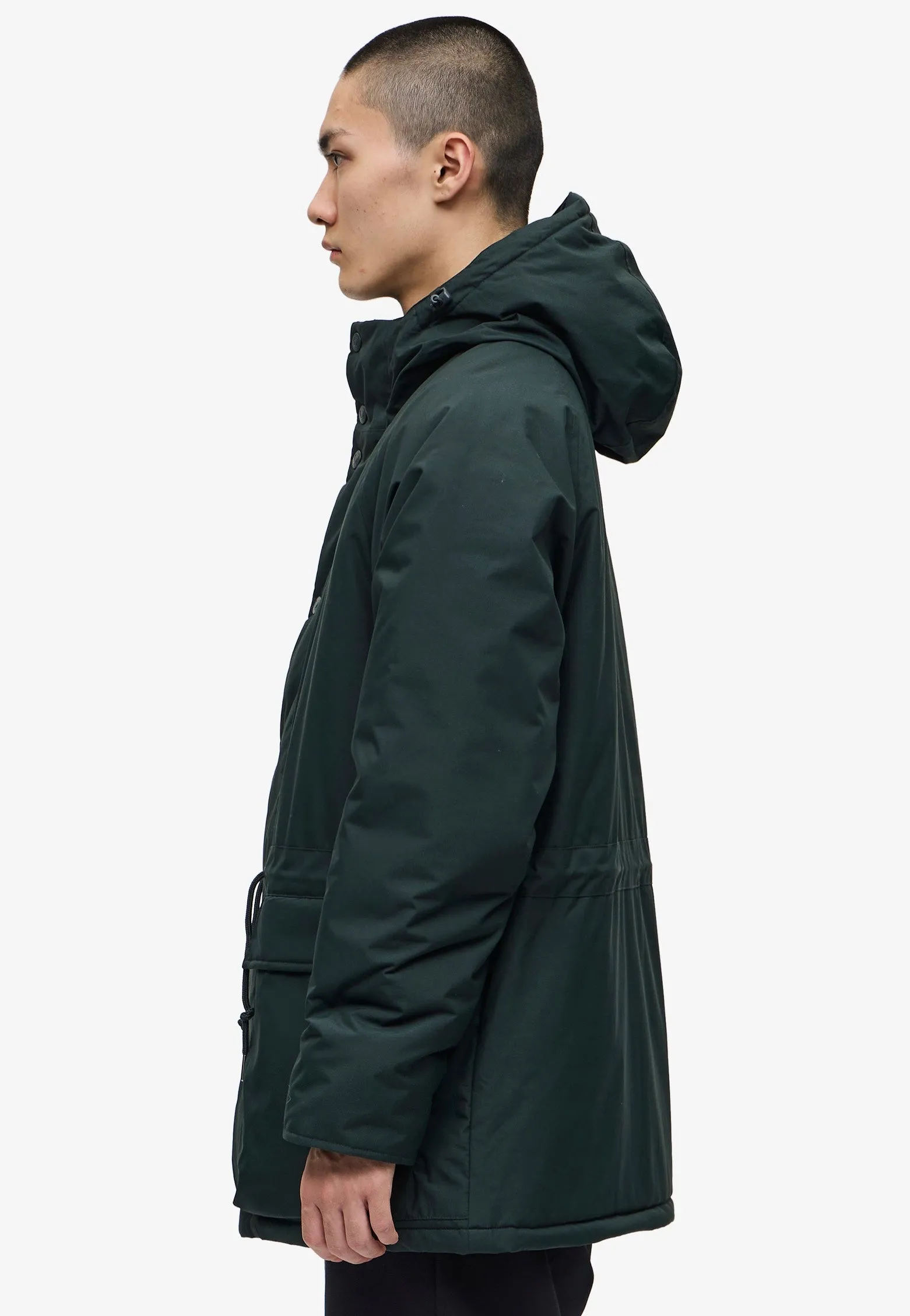 Fred Perry - Padded Zip Through Night Green - Jacket