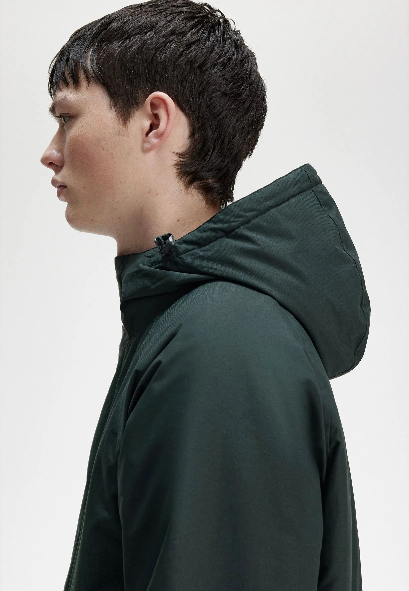 Fred Perry - Padded Zip Through Night Green - Jacket
