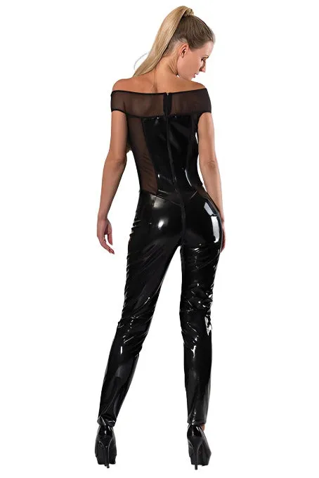 Guilty Pleasure Off Shoulder Datex Catsuit