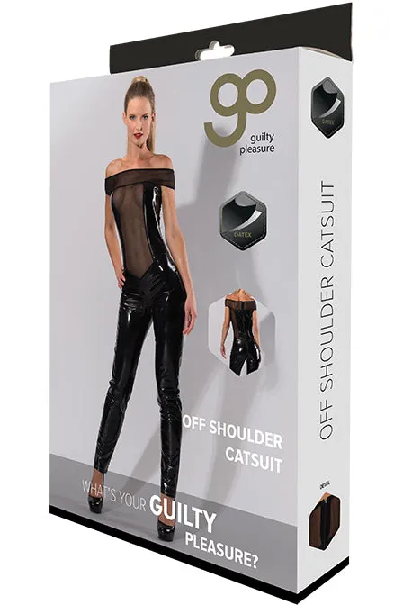 Guilty Pleasure Off Shoulder Datex Catsuit
