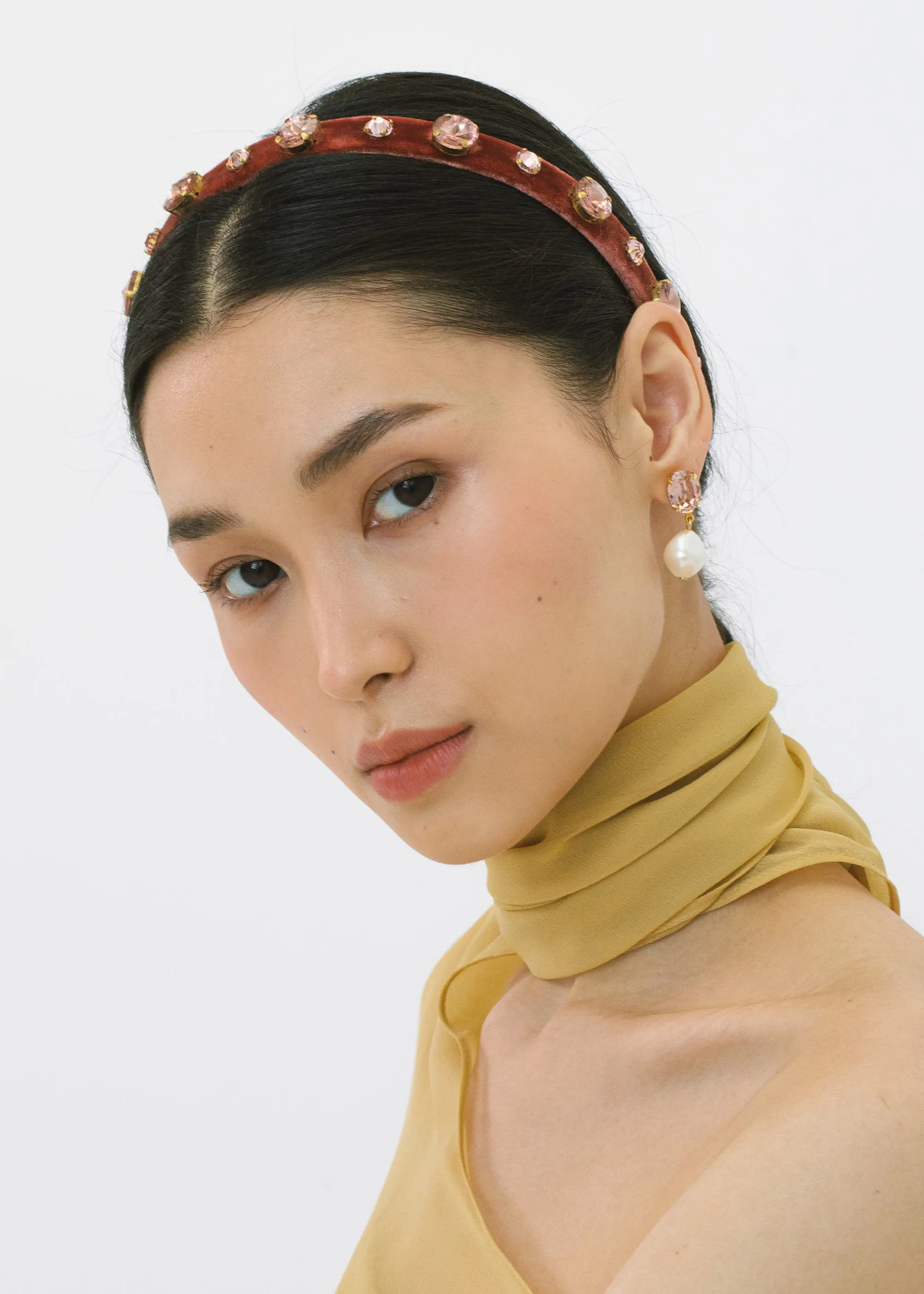 Kendall Headband -- Antique Rose