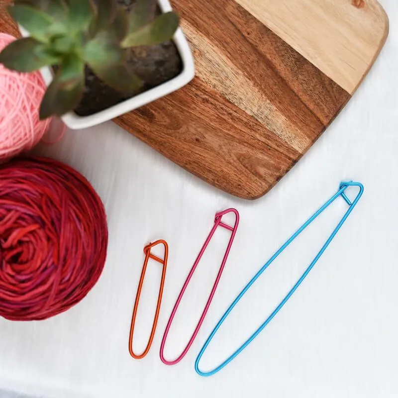 KnitPro Utility Tools, Aluminium Stitch Holders of 3 Needles (45502)