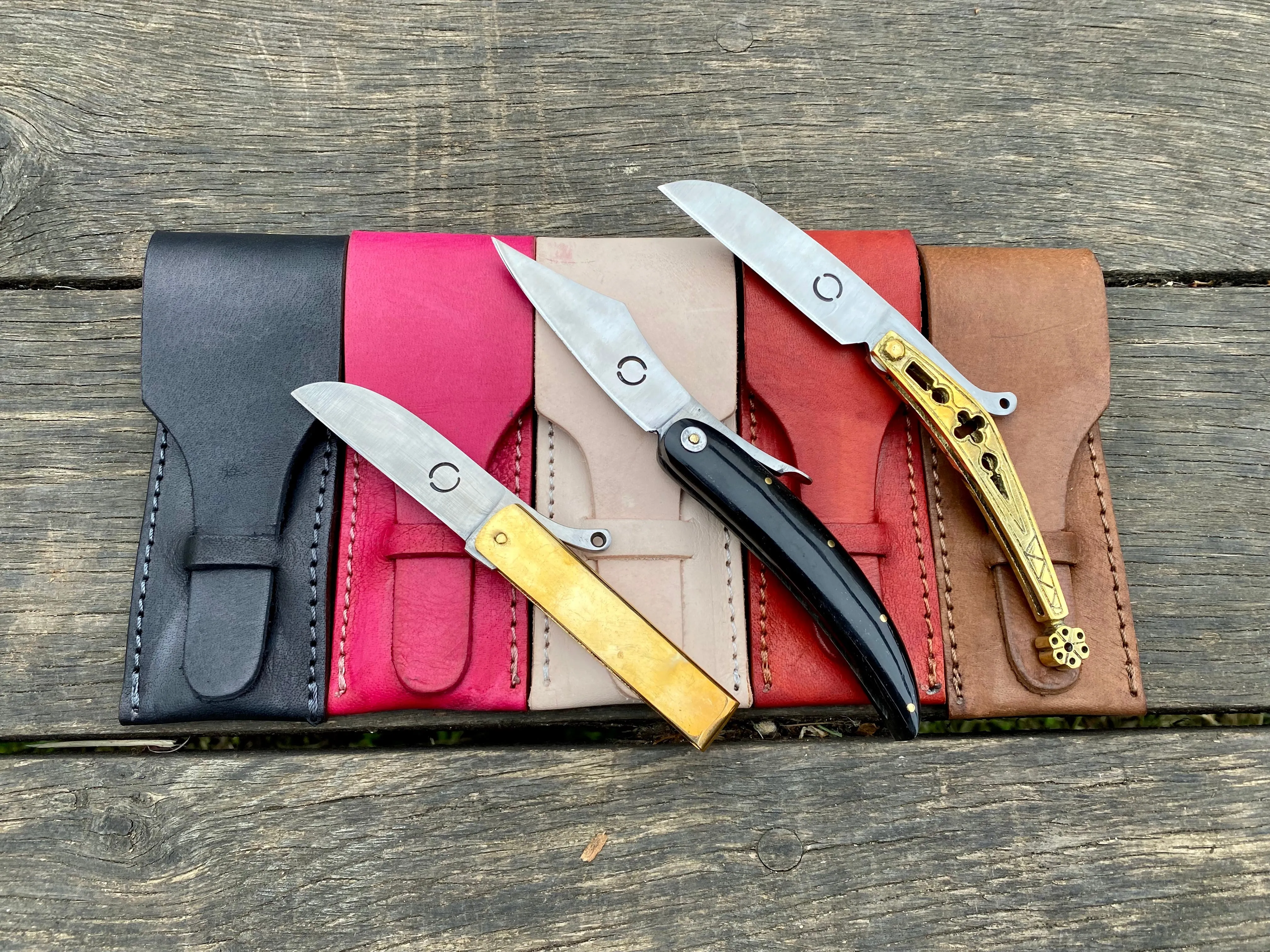 Medieval Horn folding knife TCP66