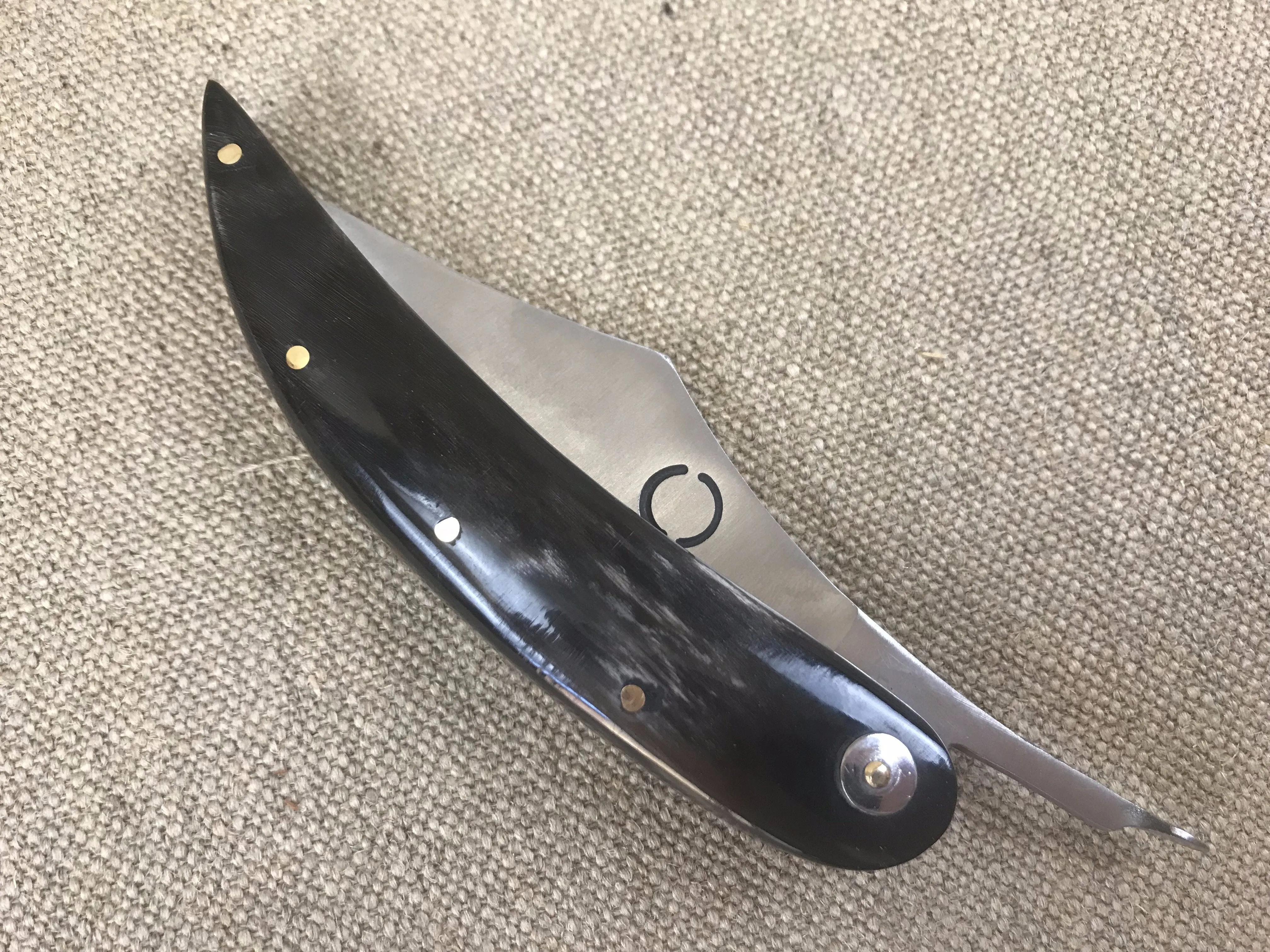 Medieval Horn folding knife TCP66