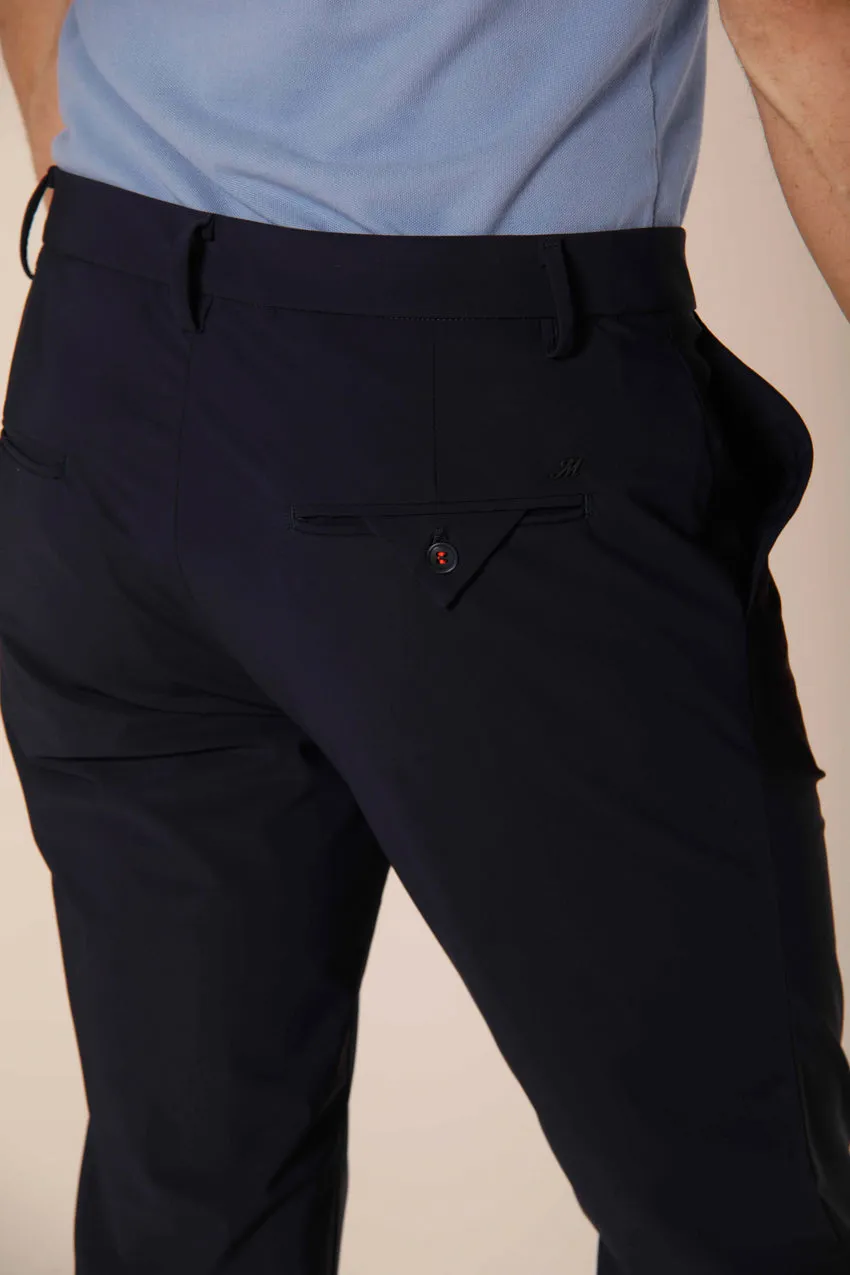 Milano Style Dynamic pantalone chino jogger uomo in jersey super tecnico extra slim