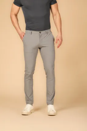 Milano Style Dynamic pantalone chino jogger uomo in jersey super tecnico extra slim
