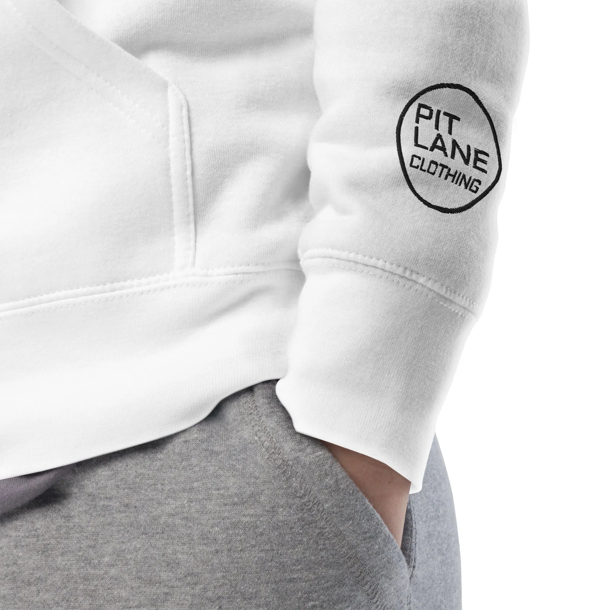 PIT LANE CLOTHING Embroidered Heavyweight Hoodie - Acceleration Emblem