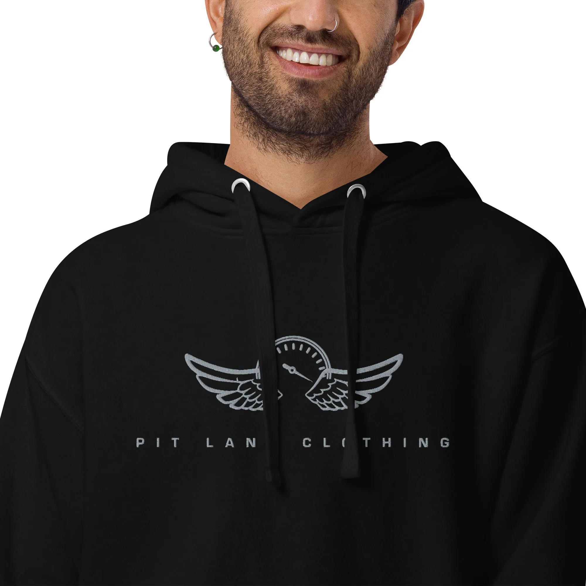 PIT LANE CLOTHING Embroidered Heavyweight Hoodie