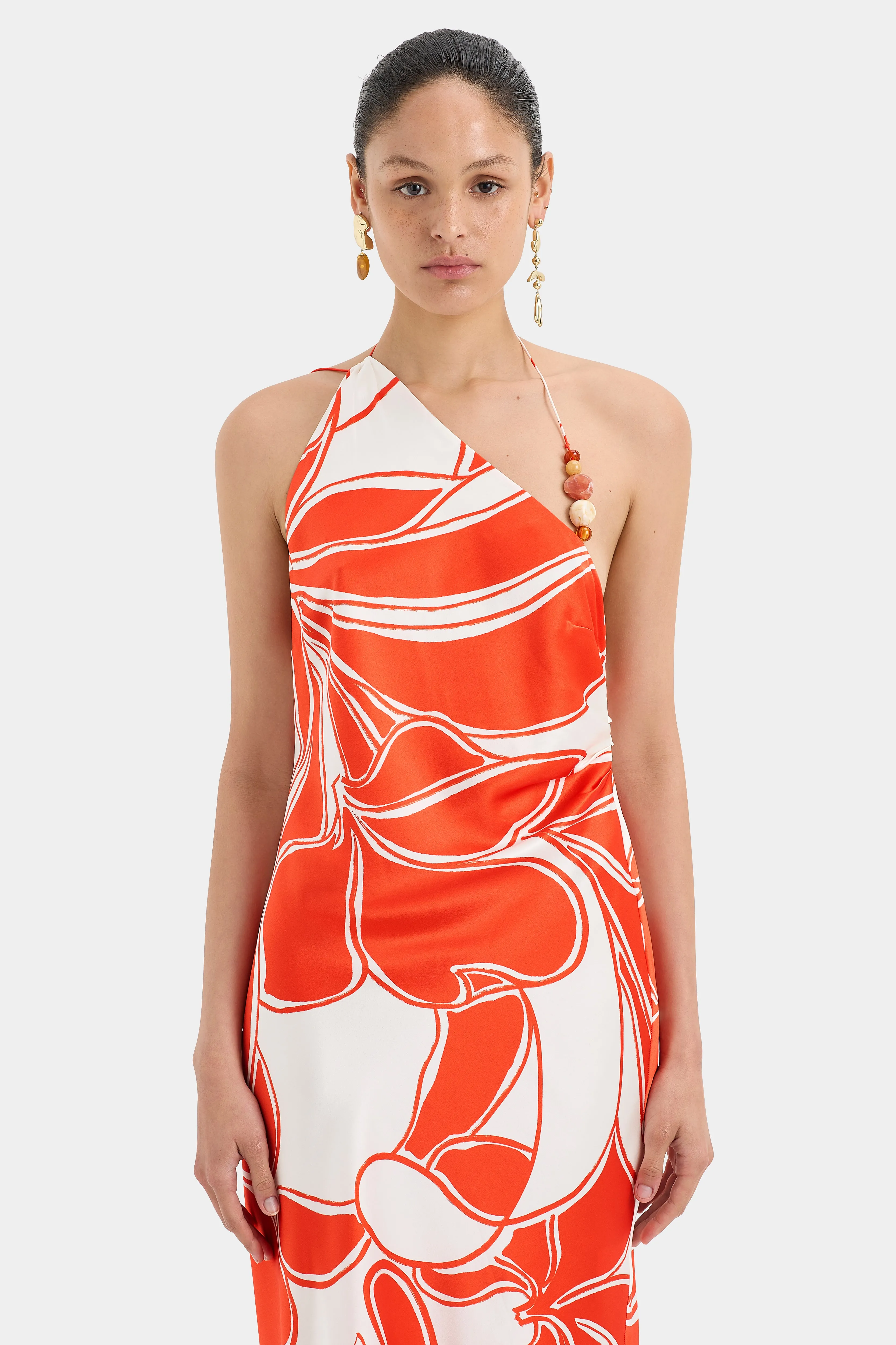 Ramona Asymmetric Bias Dress