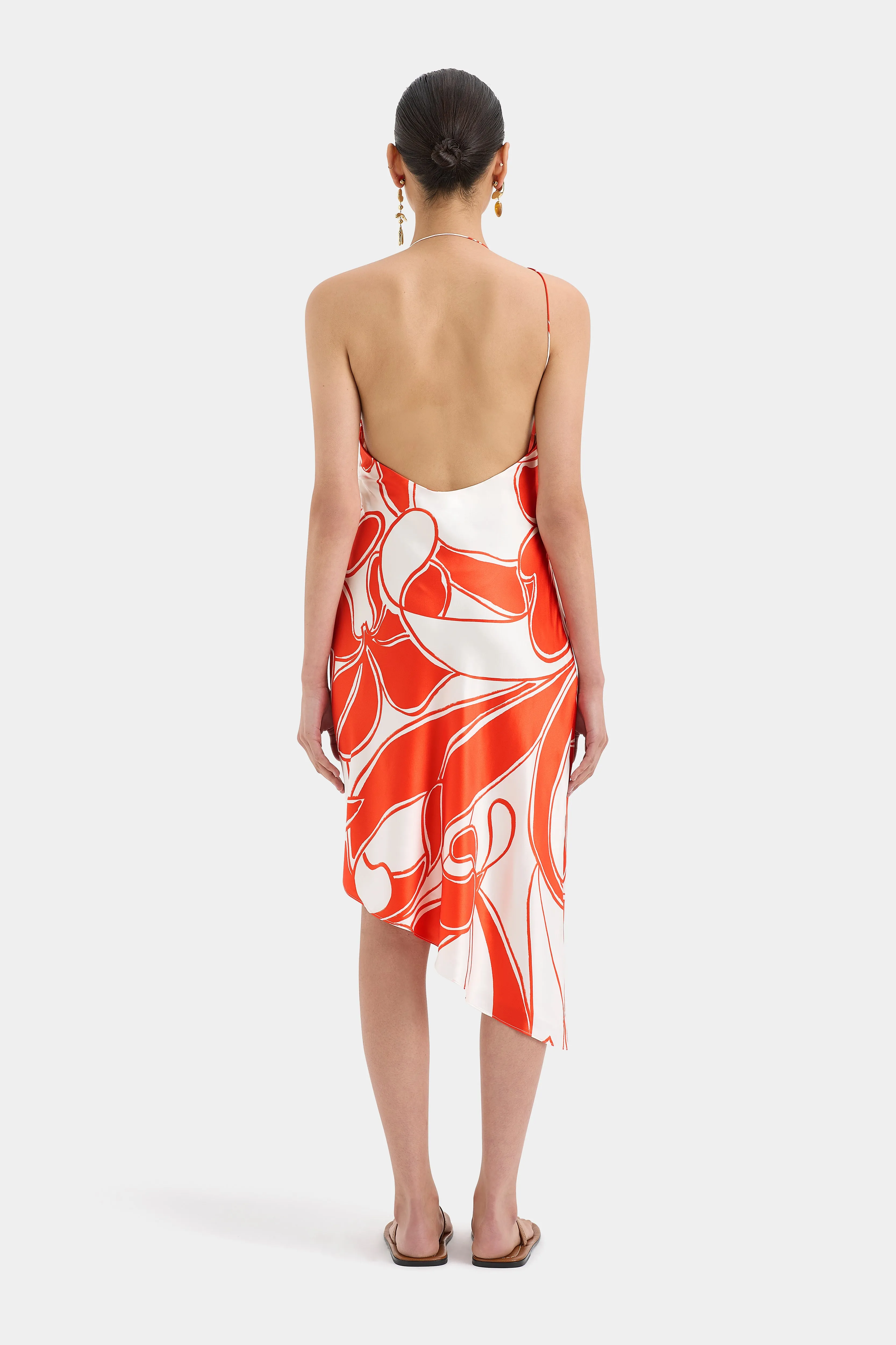 Ramona Asymmetric Bias Dress