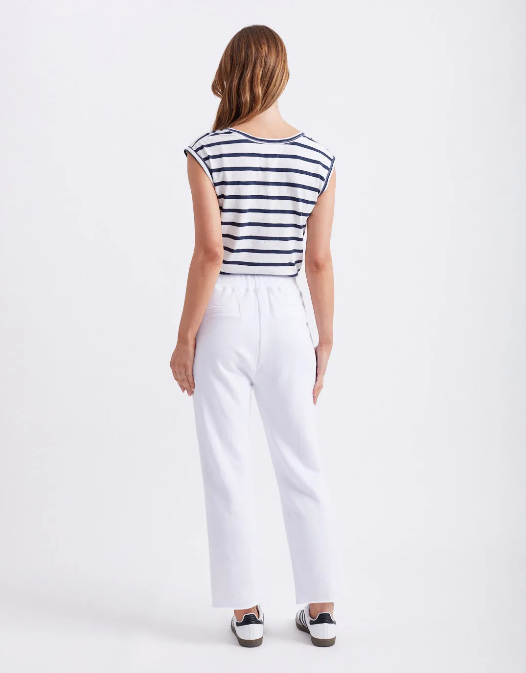 Raw Edge Lounge Pant - White