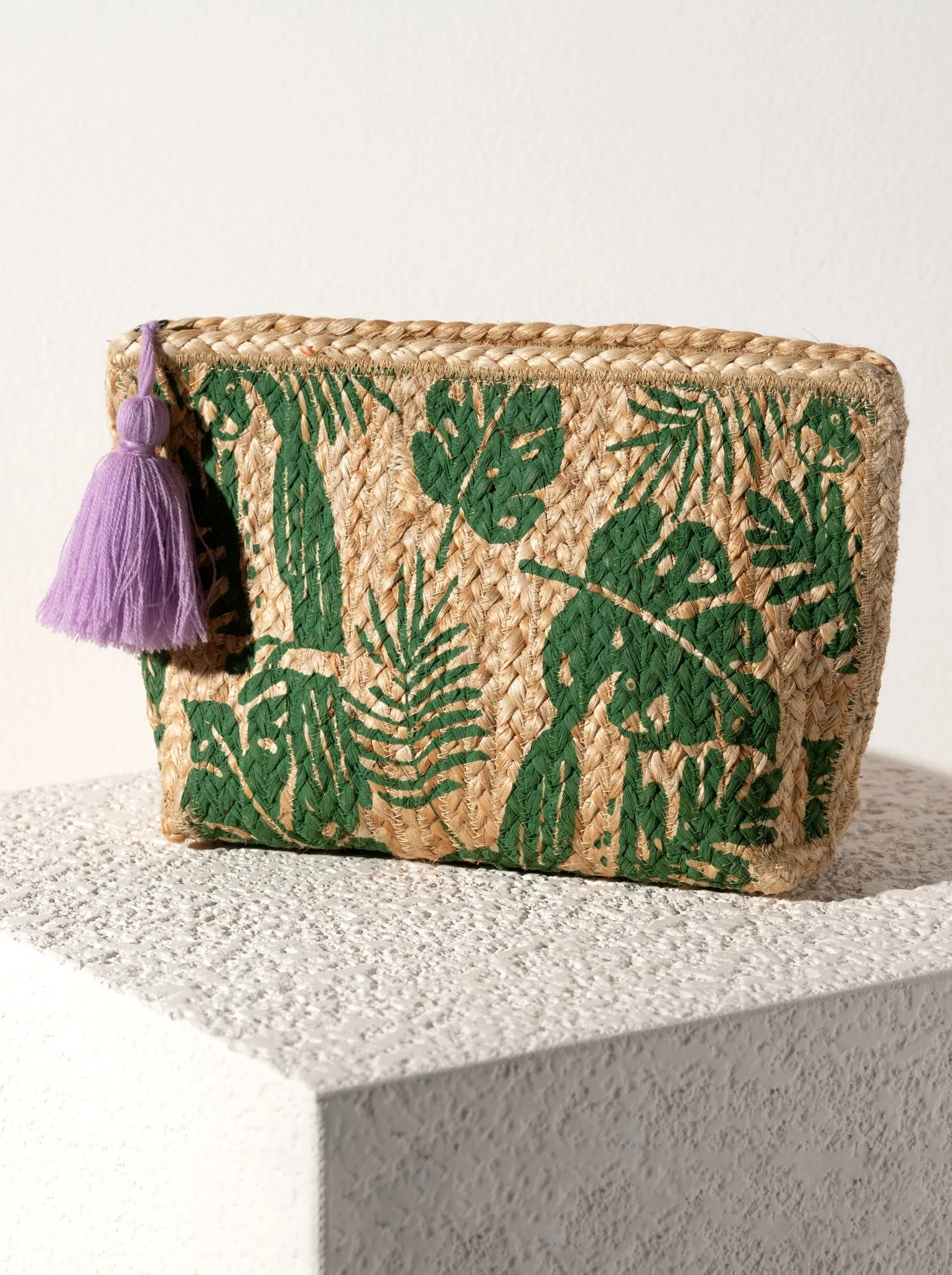 Shiraleah Allegra Zip Pouch, Green - FINAL SALE ONLY