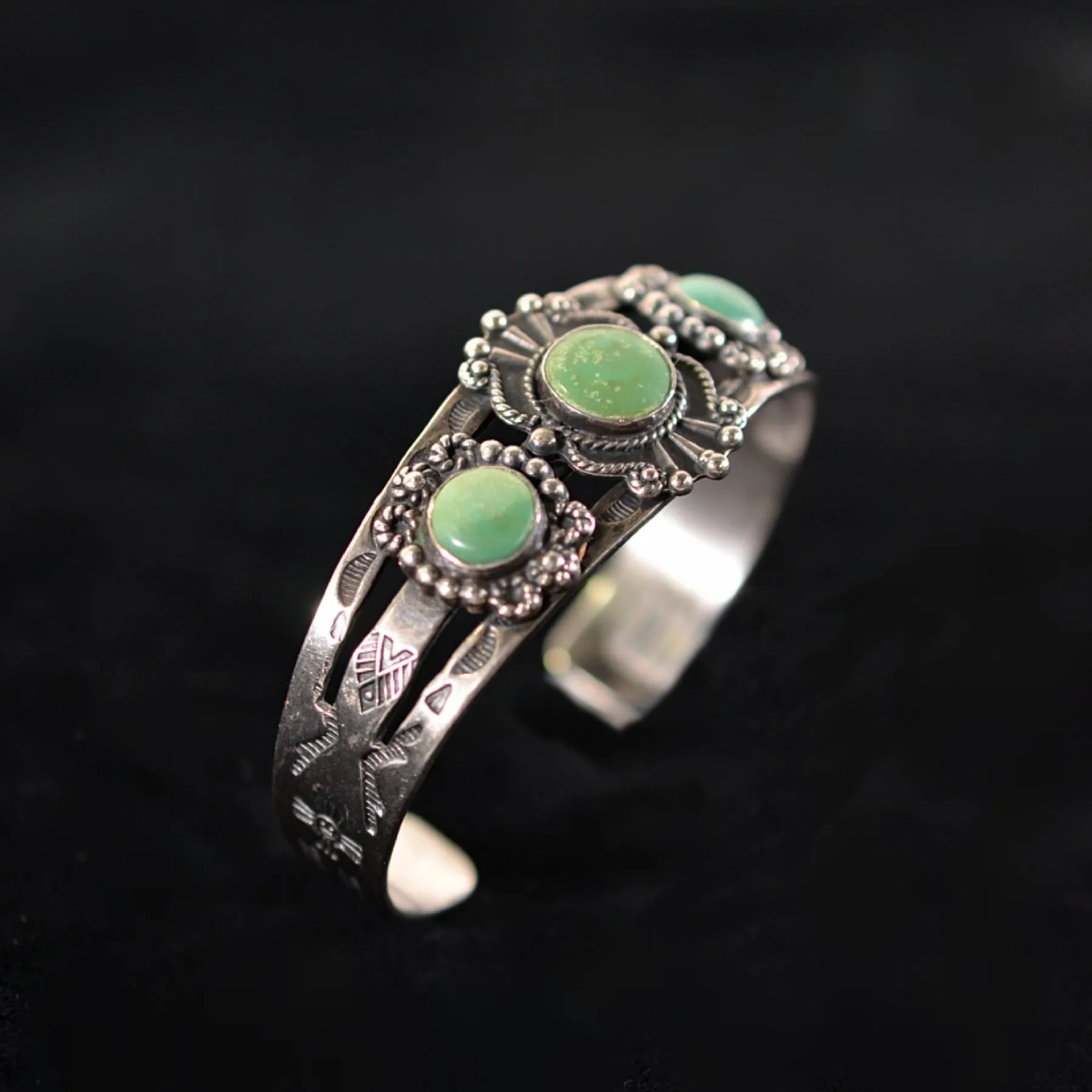 SOLD Vintage Fred Harvey Era Sterling Silver Bracelet, Maisels 29.3 Grams