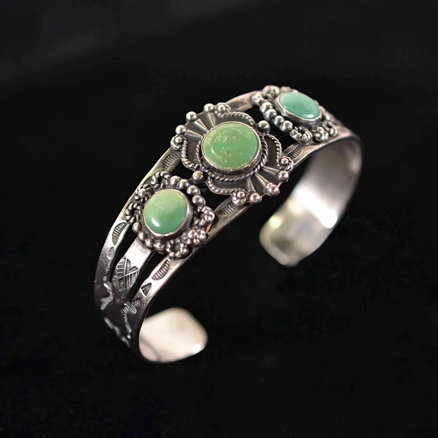 SOLD Vintage Fred Harvey Era Sterling Silver Bracelet, Maisels 29.3 Grams