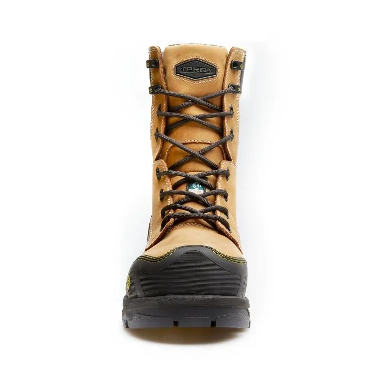 Terra VRTX 8000 SE Men's 8" Composite Toe Work Safety Boot TR0A4NQTFWE - Tan